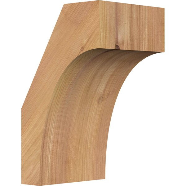 Ekena Millwork 5 1/2"W x 6"D x 10"H Westlake Smooth Knee Brace, Western Red Cedar BRC06X06X10WTL00SWR - main
